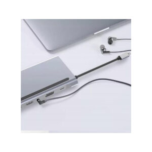 HUB ADAPTER USB-C 12w1 Stacja Dokująca 2x HDMI 4K ETHERNET RJ45 USB 3.0 BYL-2211