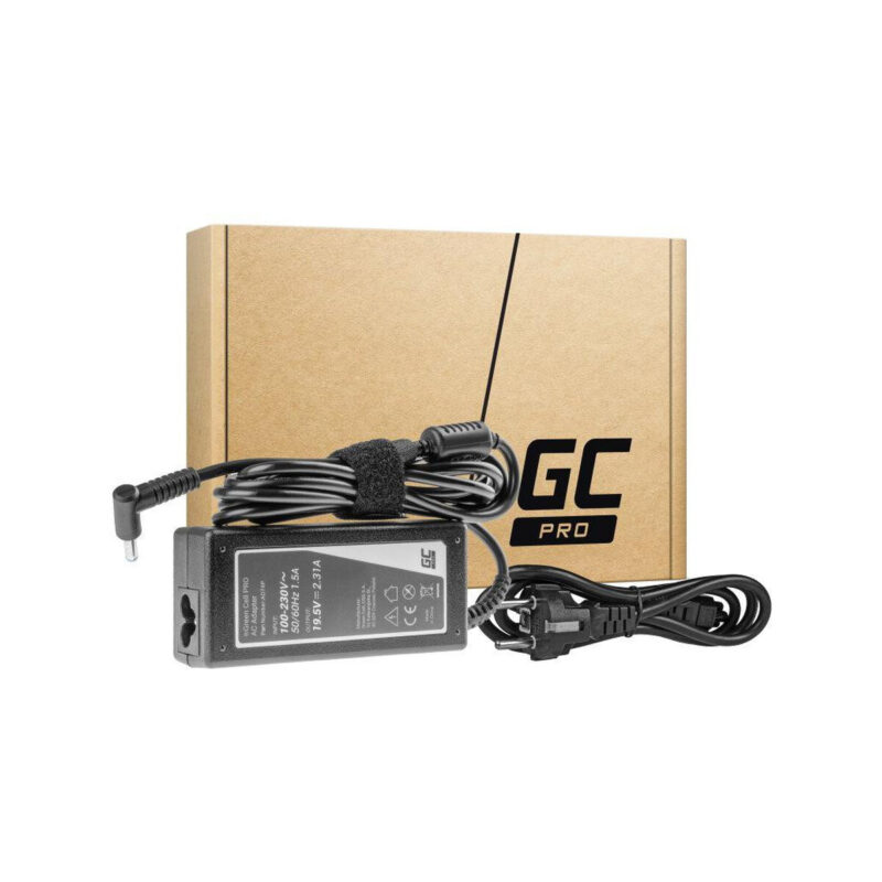 ZASILACZ ŁADOWARKA DO LAPTOPA HP Green Cell PRO AD74P 19,5V 2,31A 45W 4,5mm/3,0mm