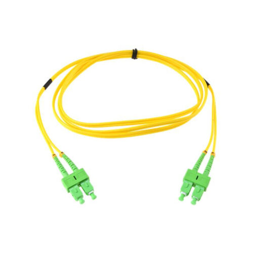 PATCHCORD ŚWIATŁOWODOWY SM 1,5M DUPLEX 9/125, SC/APC-SC/APC