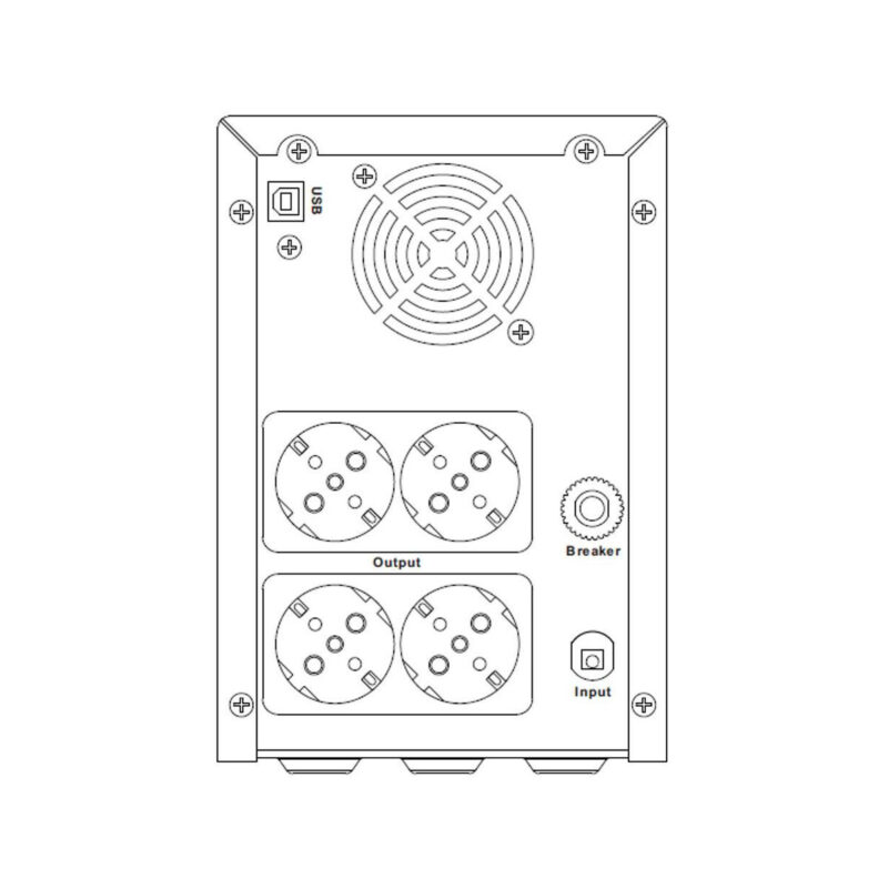Hikvision DS-UPS3000-R(O-STD)/EU