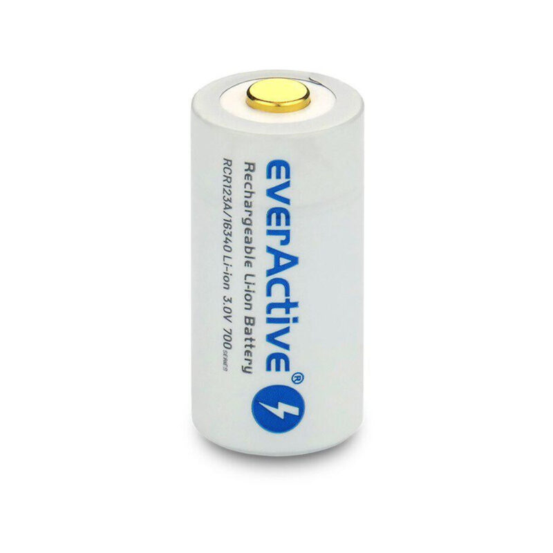 Akumulatorek 16340 / R-CR123 3V everActive 700mAh (1 szt.) z zabezpieczeniem