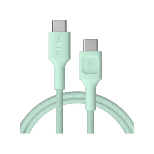 KABEL USB-C / USB-C Greencell PowerStream 120cm PD 100W zielony w oplocie