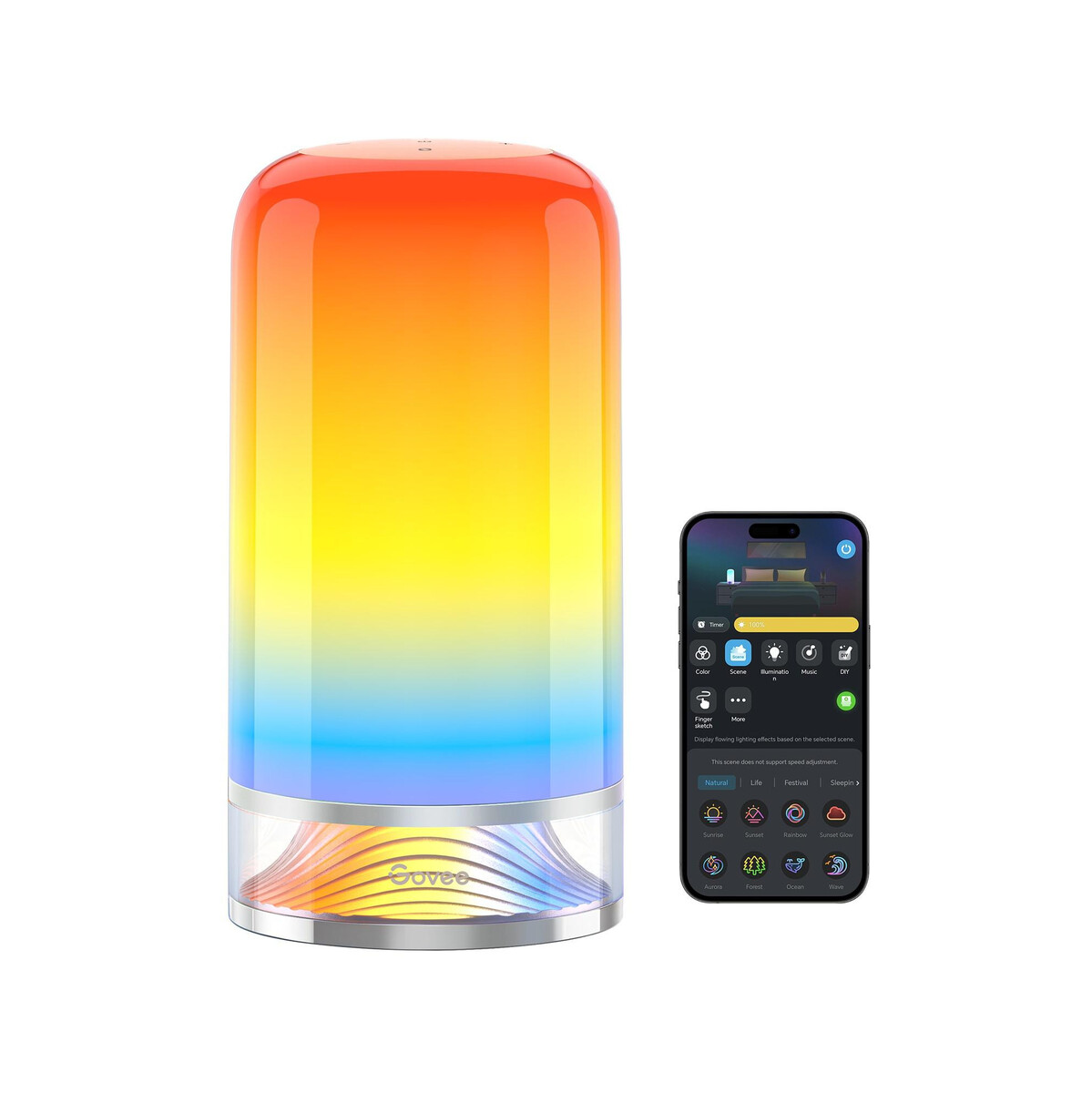 Govee H6022 Lampa LED RGBICWW, 2700k-6500k, Wi-Fi, Bluetooth
