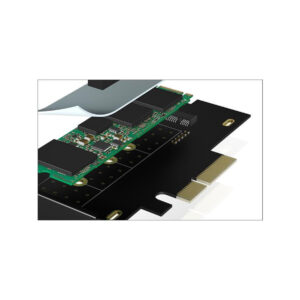 Kontroler IcyBox Karta PCI na M.2 SSD NVMe IB-PCI208-HS z radiatorem