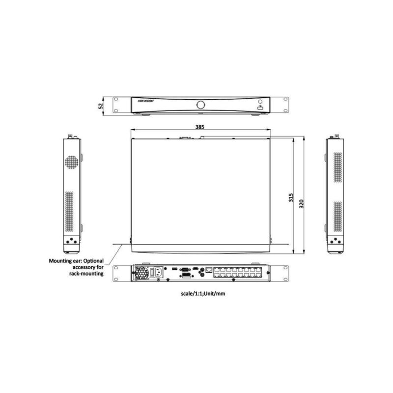 Rejestartor IP Hikvision DS-7616NXI-K2/16P(D) PL