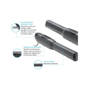 Zestaw CAME NEW ATI30DGF SAFE 24V TOP do 6m bram dwuskrzydłowych