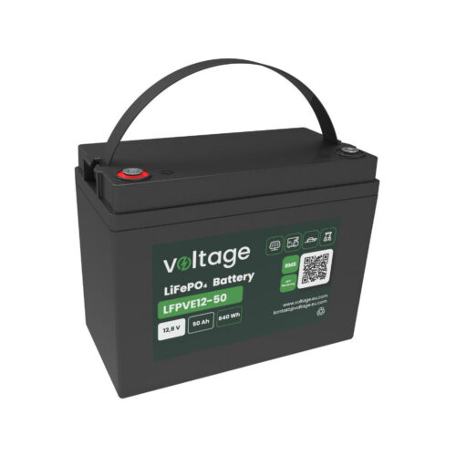 Akumulator LiFePO4 Voltage 12,8 V 50 Ah LFPVE12-50 Bluetooth (Żywotność ~5000 cykli)