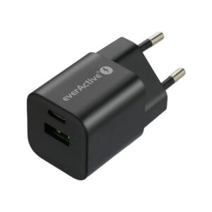 ŁADOWARKA SIECIOWA everActive GaN SC-390QB 30W 1xUSB-C 1xUSB-A PD PPS
