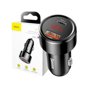 ŁADOWARKA SAMOCHODOWA Baseus Magic CCMLC20C-01 45W 6A 1x USB-A 1x USB-C QC 3.0