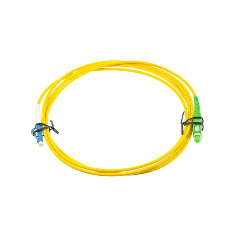 PATCHCORD ŚWIATŁOWODOWY SM 2M SIMPLEX 9/125, SC/APC-LC/UPC 3.0MM