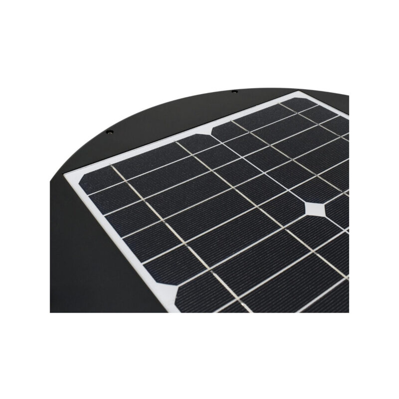 SOLARNA OPRAWA PARKOWA LED SOLUM 20W 2200LM 3000-4000K IP65 CZARNA