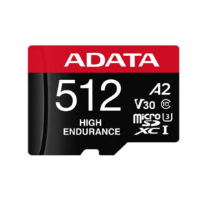 Adata Karta microSD High Endurance 512GB UHS1 U3 V30 A2 100/85MB/s + Adapter