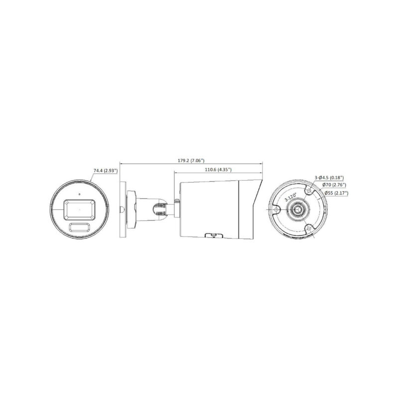Kamera IP Hikvision DS-2CD2086G2H-IU 2.8mm EF PL