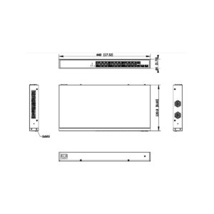 Switch Hikvision DS-3E1528HP-SI-24P2T2F