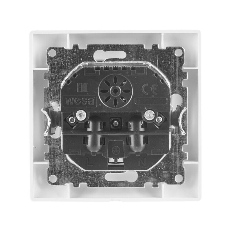 Gniazdo pojedyncze z uziemieniem z USB VCX WESA LC 13A Biały