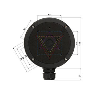 UCHWYT KAMERY STG-1280ZJ-S(BLACK)