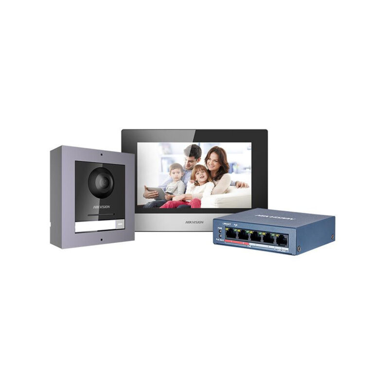 ZESTAW WIDEDOMOFONOWY DS-KIS602(B) HIKVISION
