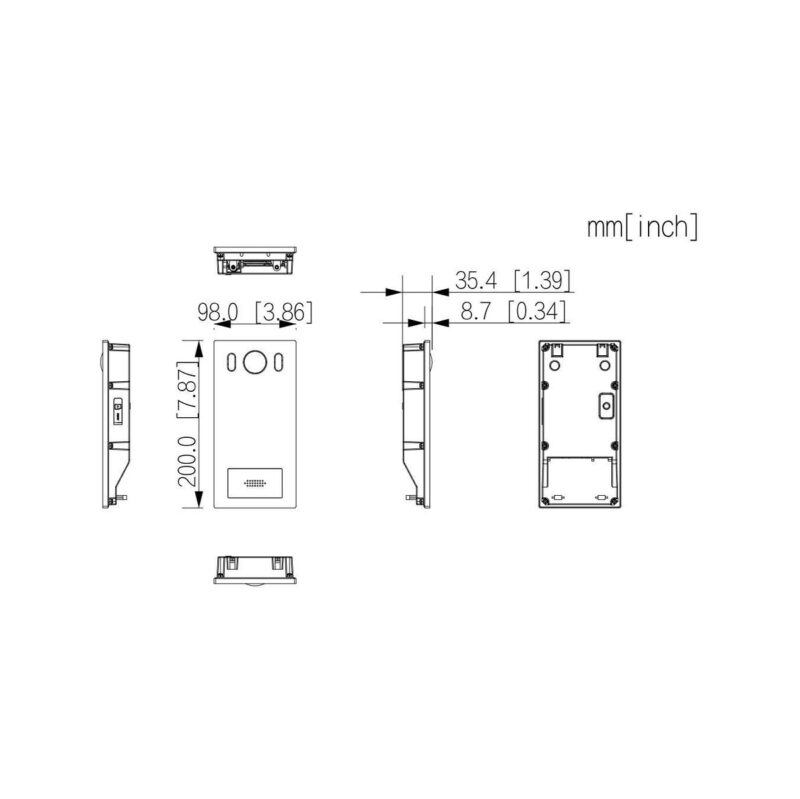 Panel bramowy DAHUA VTO6222E-P