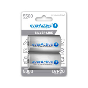 Akumulatorki D / R20 Ni-MH everActive 5500mAh Silver Line (box 2 szt.)