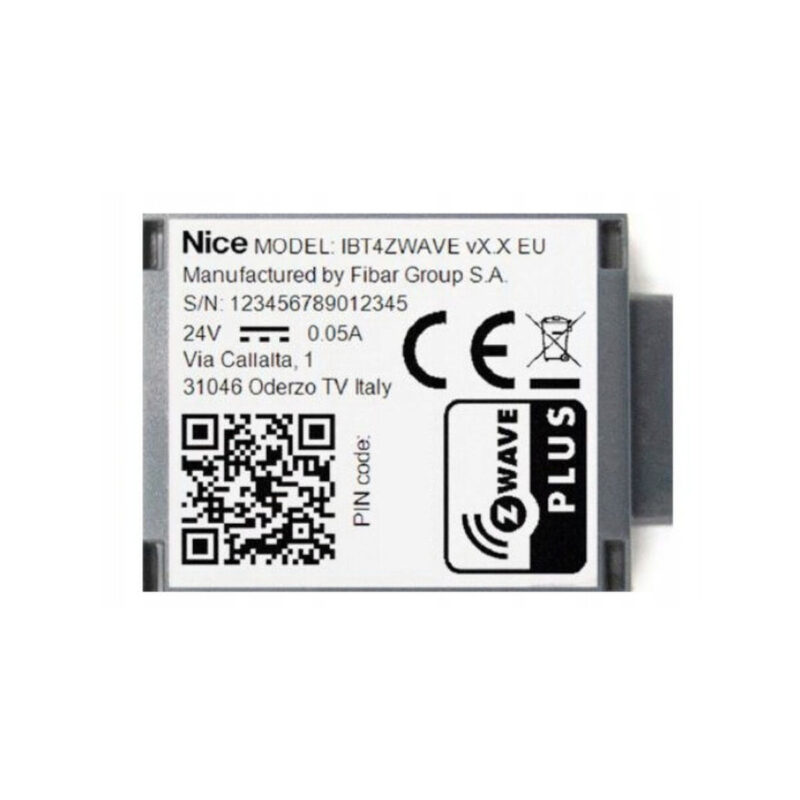 Interfejs NICE IBT4ZWAVE