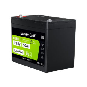 AKUMULATOR LITOWO-ŻELAZOWO-FOSFORANOWY LiFePO4 Green Cell Cube 12.8V 50Ah LFPGC12V50AH
