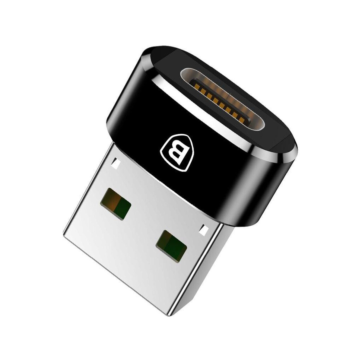 Adapter przejściówka OTG USB-C / USB-A Baseus Mini CAAOTG-01 czarna