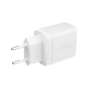 ŁADOWARKA SIECIOWA Greencell PowerSource Duo30 30W 1xUSB-C 1xUSB-A PD 3.0 QC 4.0+ biała