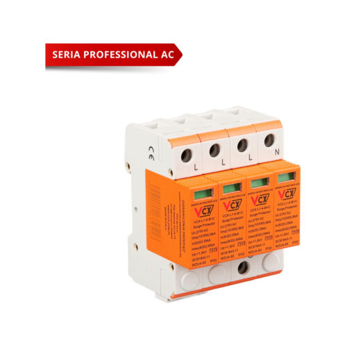 Ogranicznik przepięć klasy B+C 4P (T1T2) 6kA VCX Professional