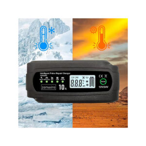 Prostownik Ładowarka Akumulatorów Samochodowy z Funkcją Naprawy 12V 24V 10A Zenwire JMD-10