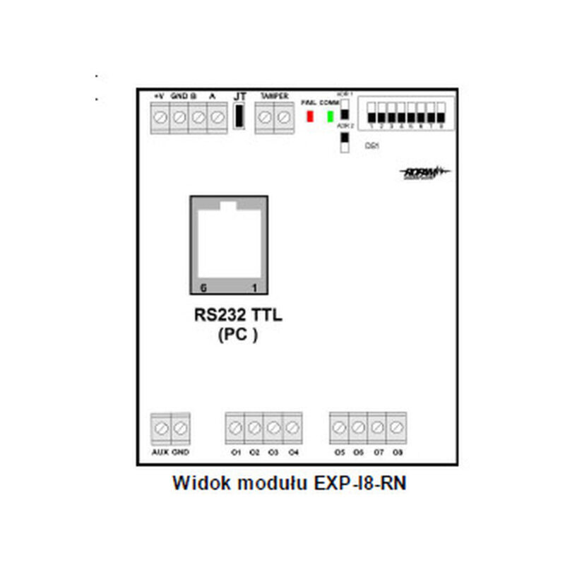 ROPAM EKSPANDER WYJŚĆ EXP-O8T-RN