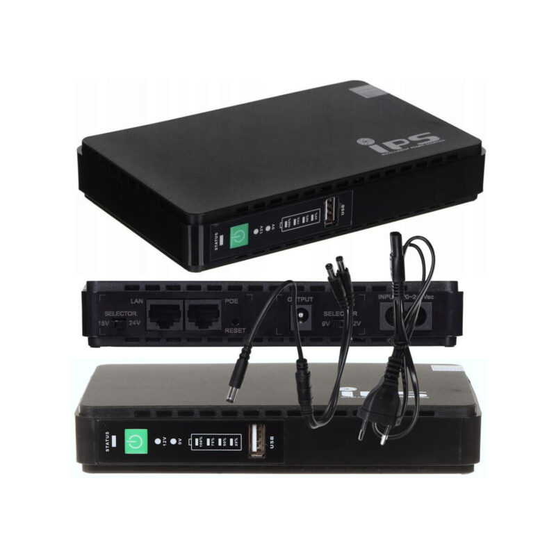 UPS ZASILACZ AWARYJNY IPS RouterUPS-30-PoE 30W 8800mAh