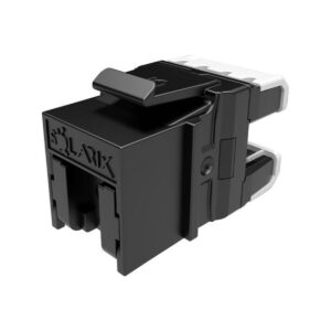 Moduł Keystone szybkozaciskowy narzędziowy SOLARIX Cat.6 UTP RJ45 czarny