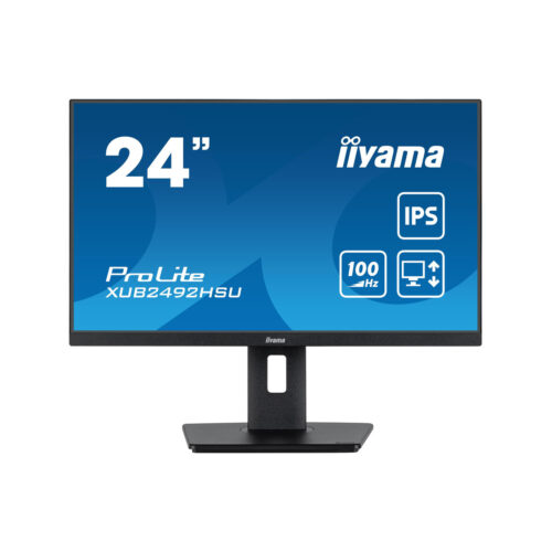 Monitor LED IIYAMA XUB2492HSU-B6 24 cale IPS HDMI DP USB 0,4ms 100Hz