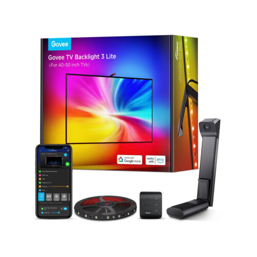5ee6ede75712a169d63f44a07f61b771_original Govee H6097 TV Backlight 3 Lite Taśma LED podświetlenie dla TV 40-50 cali, RGBICW, Wi-Fi+Bluetooth