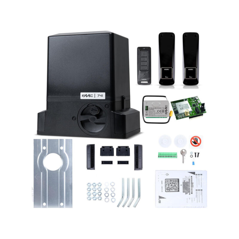 Zestaw Delta 3 SMART GSM - FAAC 741 (Wi-Fi+LTE+BLE) do 900kg bram przesuwnych