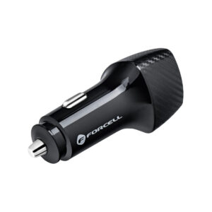 ŁADOWARKA SAMOCHODOWA Forcell Carbon CC50-1A1C 38 W 1x USB-C 1x USB-A PD 3.0 QC 3.0 CZARNA
