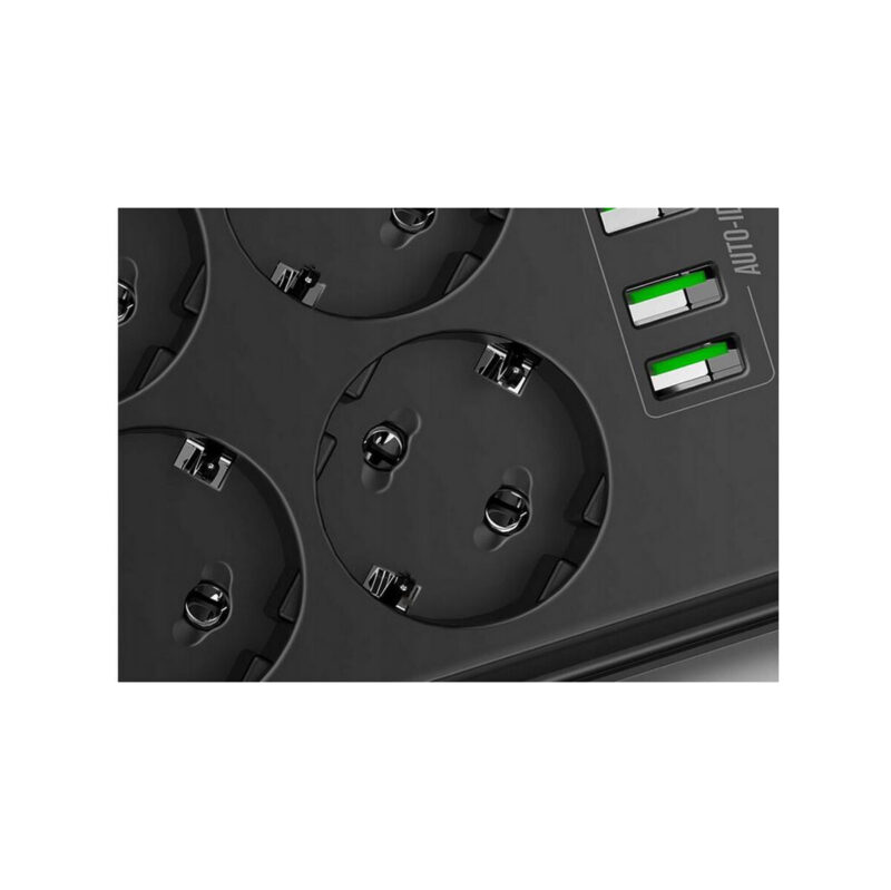 Listwa zasilająca LDNIO SE6403 6 Gniazd + 4x USB Przedłużacz