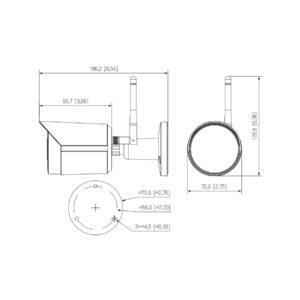 KAMERA IP DAHUA IPC-HFW1230DS-SAW-0280B