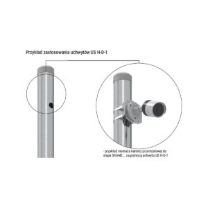 UCHWYT SŁUPOWY ATS US H-D-1