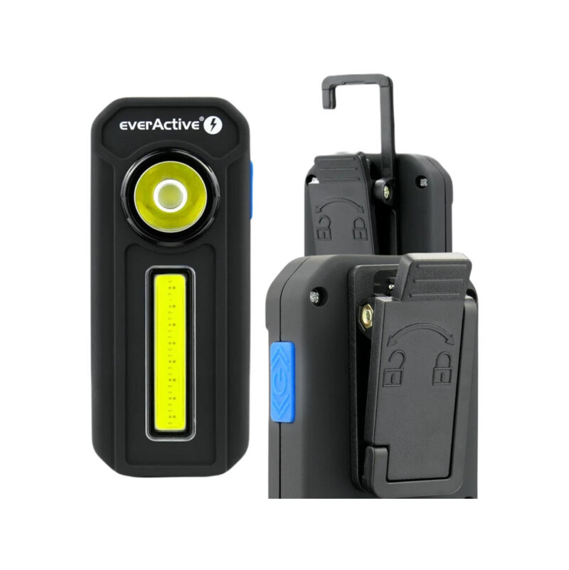 Latarka warsztatowa inspekcyjna COB LED everActive WL-300 300 lumenów IPX4 z magnesem