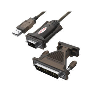 Unitek Y-105A konw. USB 1xRS-232 z adap.DB9F/DB25M