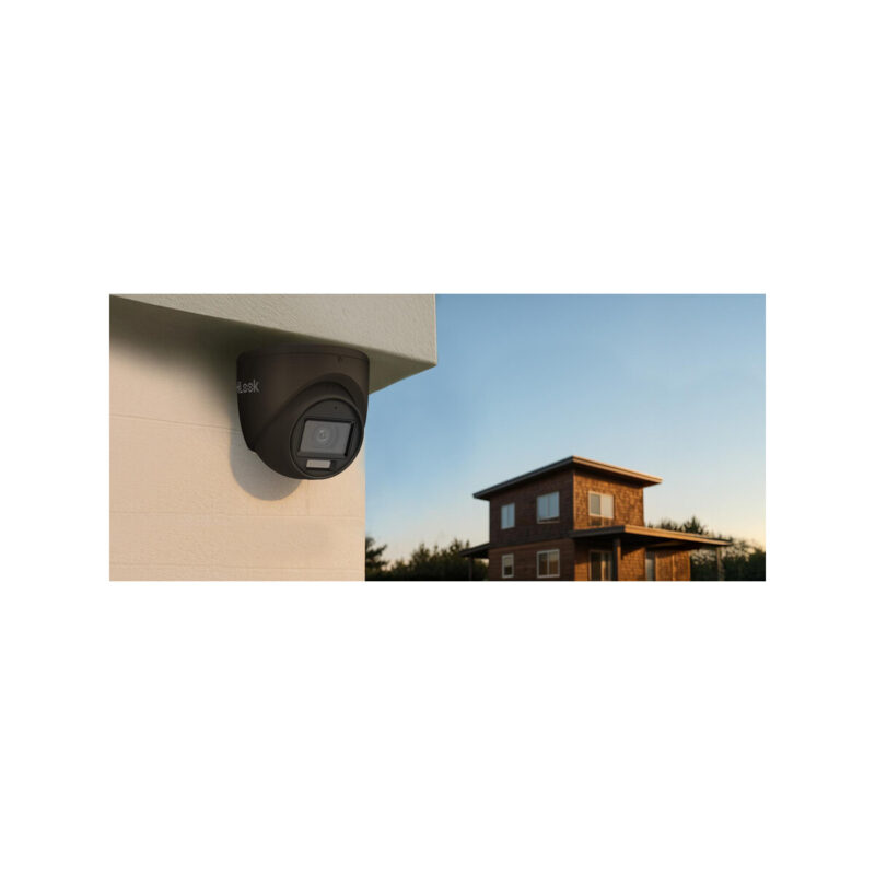 Kamera 4w1 Hilook by Hikvision kopułka 8MP TVI-T8M-20DL Black 2.8mm