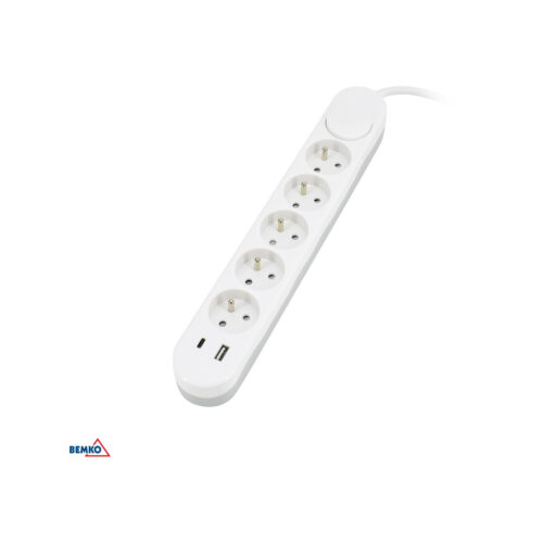 Przedłużacz NB 5X 2P+Z+WYl. 1.5MM X 3.0M