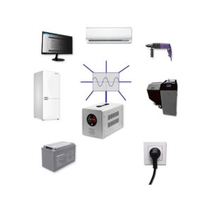 Qoltec Zasilacz awaryjny UPS 800VA/560 Przetwornica 12/230V z AVR SF Sinus