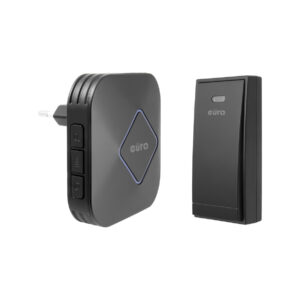 DZWONEK BEZPRZEWODOWY ''EURA'' WDP-83H2 ''JAZZ'' bezbateryjny CZARNY