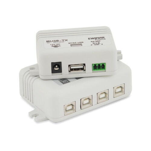 Aktywny przedłużacz myszy USB z separowanym odbiornikiem EWIMAR MUSB-4/1/So v3.2