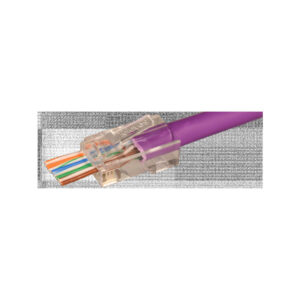 Złącze RJ45 męskie pass through UTP Kat 6 ref. 209906