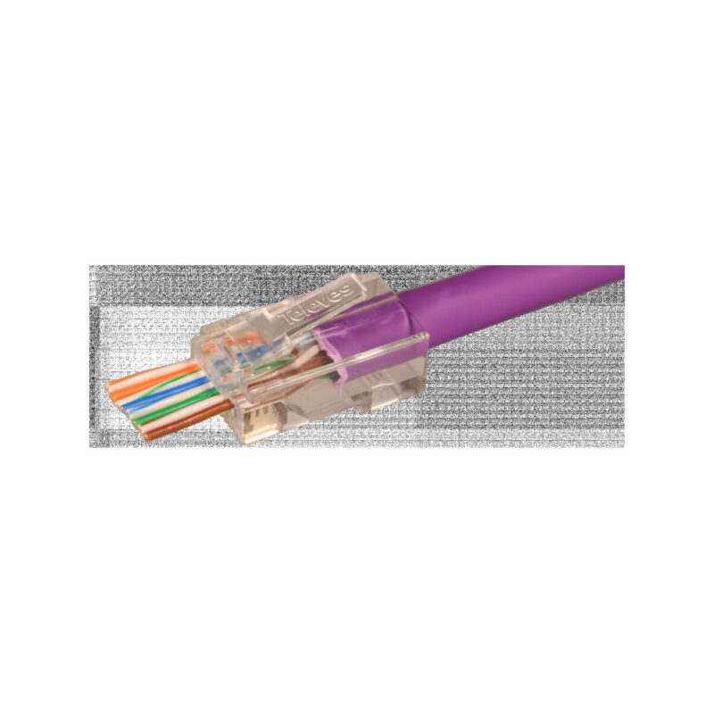 Złącze RJ45 męskie pass through UTP Kat 6 ref. 209906