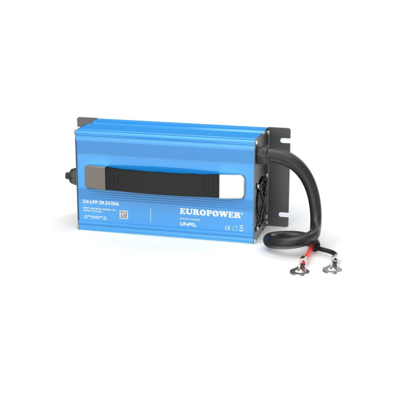 ŁADOWARKA PROSTOWNIK DO AKUMULATORÓW LiFePO4 EUROPOWER CH-LFP/24/25 29,2V 25A KONEKTOR M8
