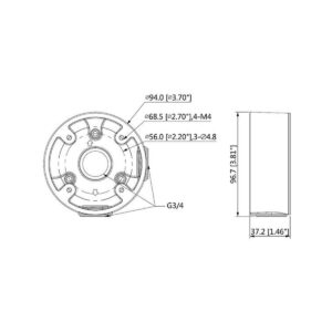 UCHWYT KAMERY STG-PFA13A-E(BLACK)